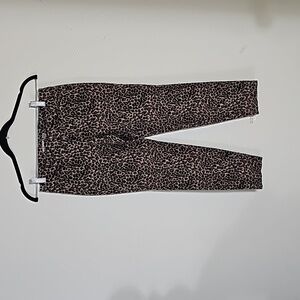 Old Navy Pixie Mid Rise Animal Print Pants Size 2R